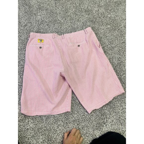 Duck Head Men’s‎ 42 Seersucker Shorts Red White Cotton Preppy Frat Classic - Picture 12 of 15